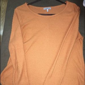 orange charlotte russe longsleeve